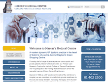 Tablet Screenshot of mercersmedicalcentre.com